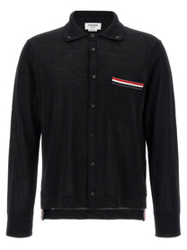Thom Browne Button Down Cardigan Black