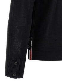 Thom Browne Button Down Cardigan Black