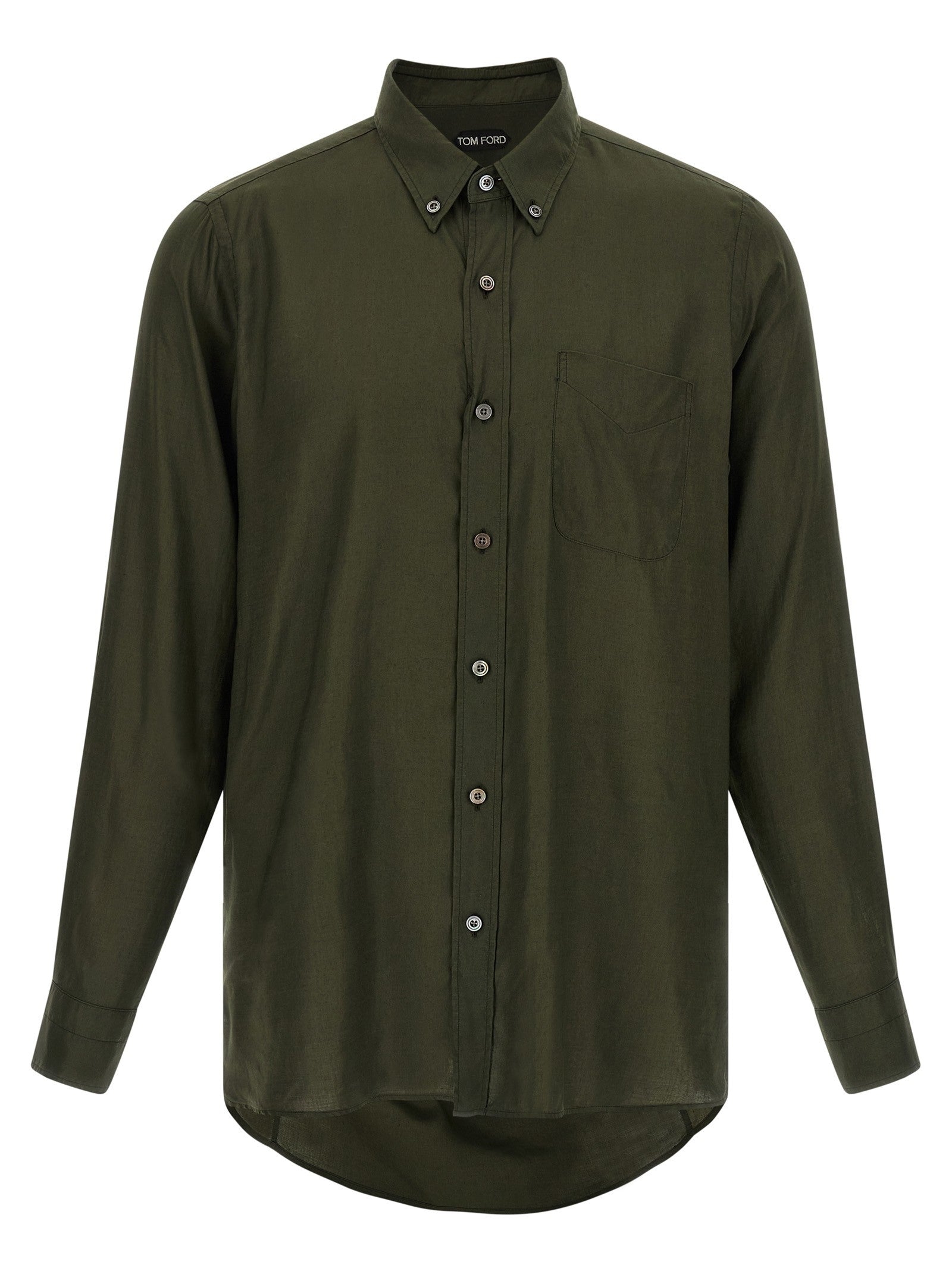 Tom Ford Button Down Shirt Green