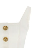 Balmain Button Top White, view 3