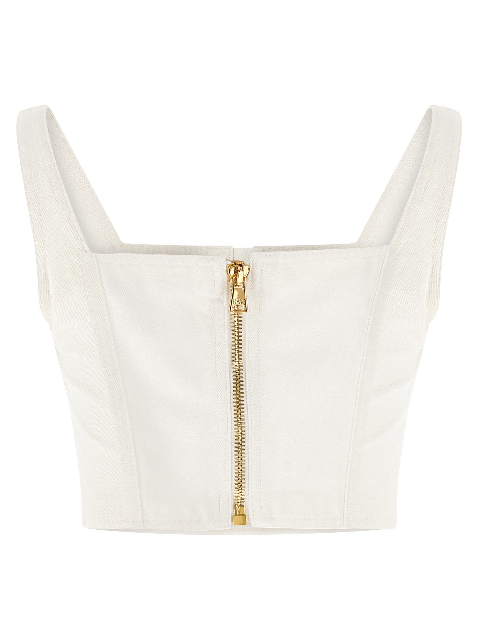 Balmain Button Top White