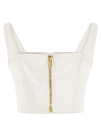 Balmain Button Top White
