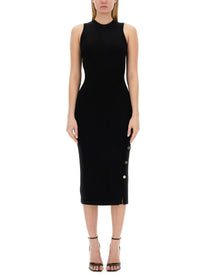 Moschino Women's Buttoned Dress Black