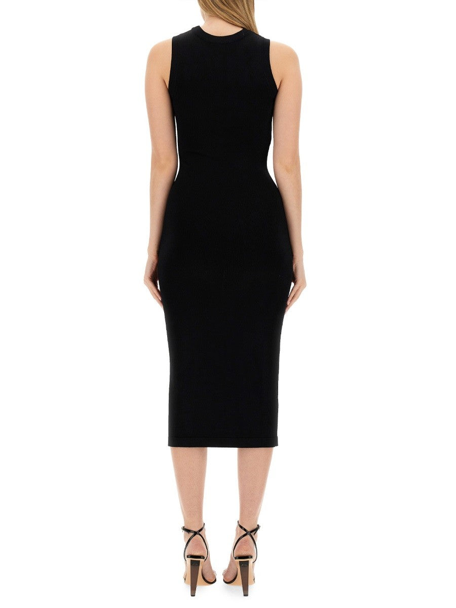 Moschino Women's Buttoned Dress Black