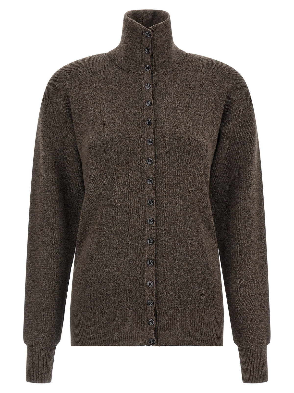 Lemaire Buttoned Top Cardigan Brown