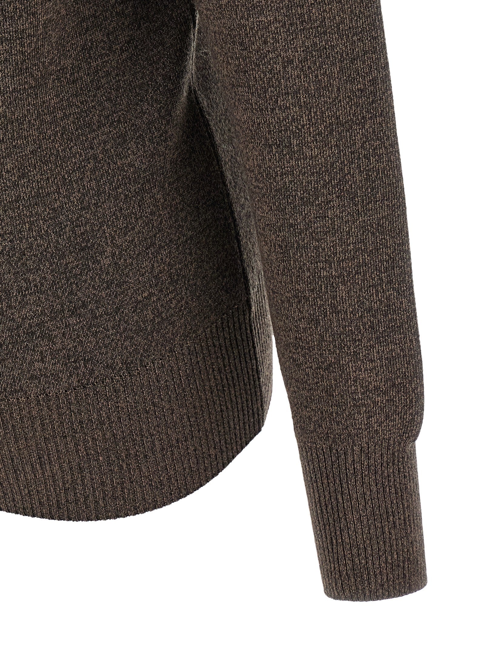 Lemaire Buttoned Top Cardigan Brown
