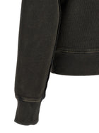 Entire Studios Buttoned Turtleneck Sweatshirt Black, view 4