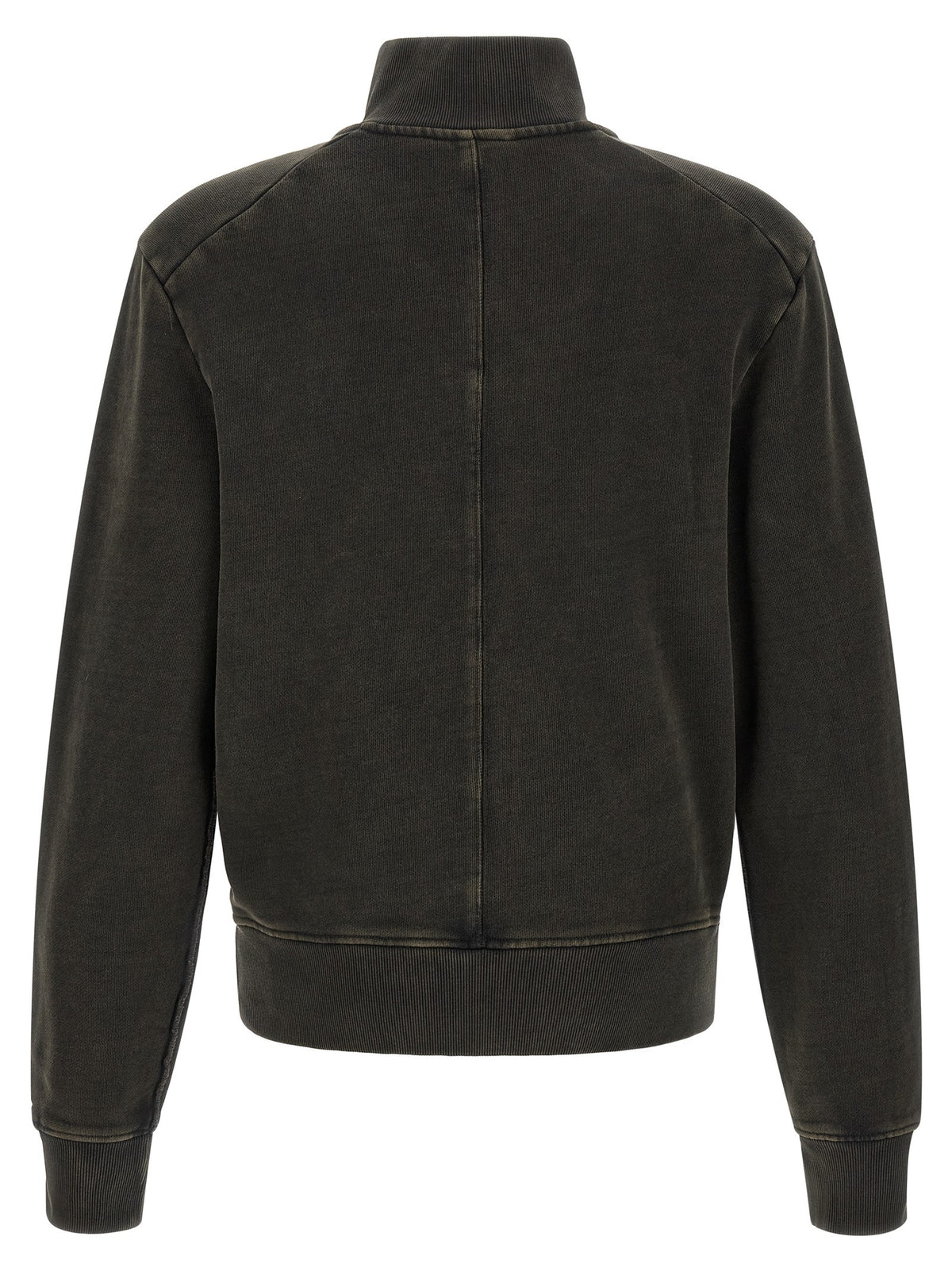 Entire Studios Buttoned Turtleneck Sweatshirt Black, view 2