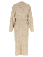 Fabiana Filippi Buttoned Yarn Cardigan Beige, view 2