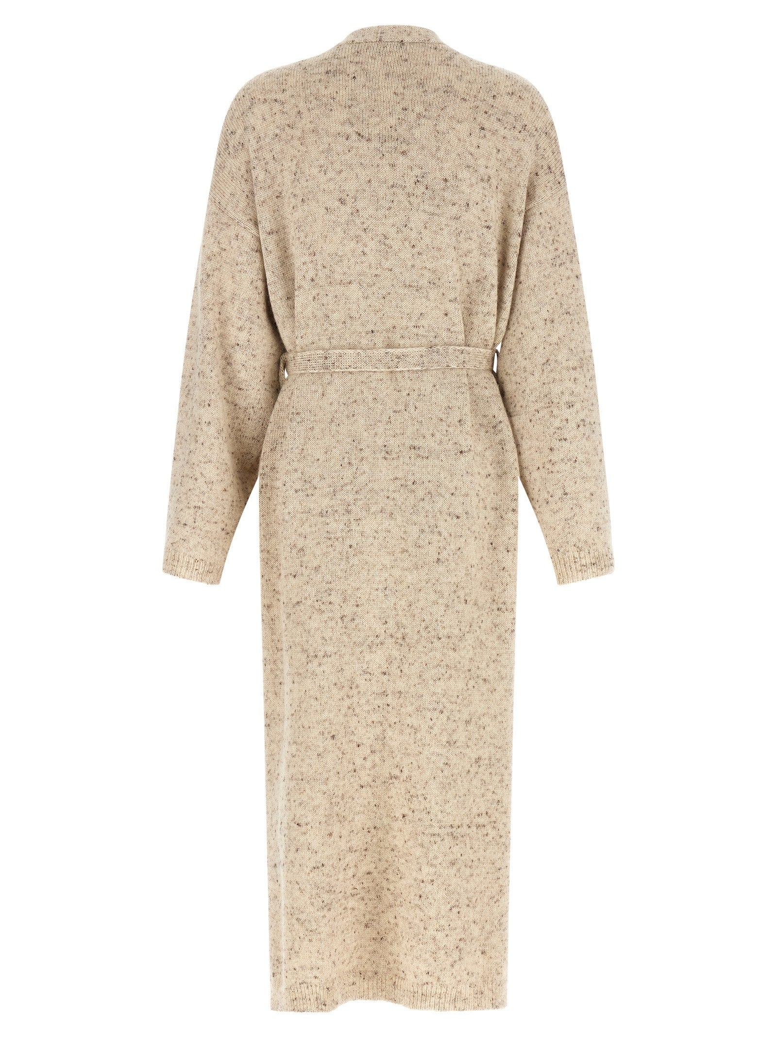 Fabiana Filippi Buttoned Yarn Cardigan Beige