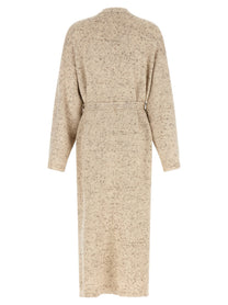 Fabiana Filippi Buttoned Yarn Cardigan Beige