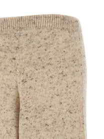 Fabiana Filippi Buttoned Yarn Pants Beige