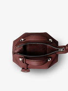 Fendi Women's By the Way Hammered Leather Handbag Red