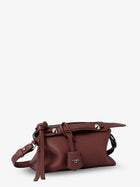 Fendi Women's By the Way Hammered Leather Handbag Red