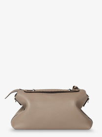 Fendi Women's By the Way Selleria Large Leather Handbag Beige