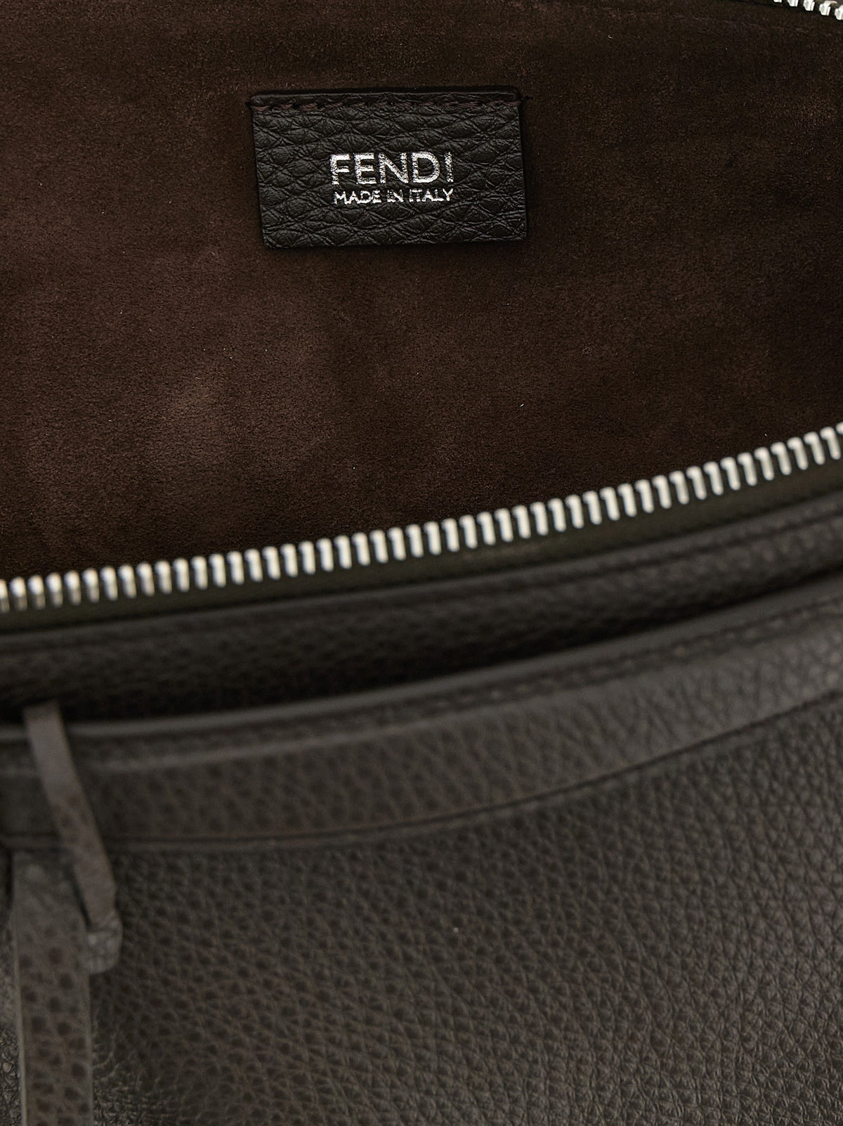 Fendi By the Way Soft Medium Handbag Brown, view 4