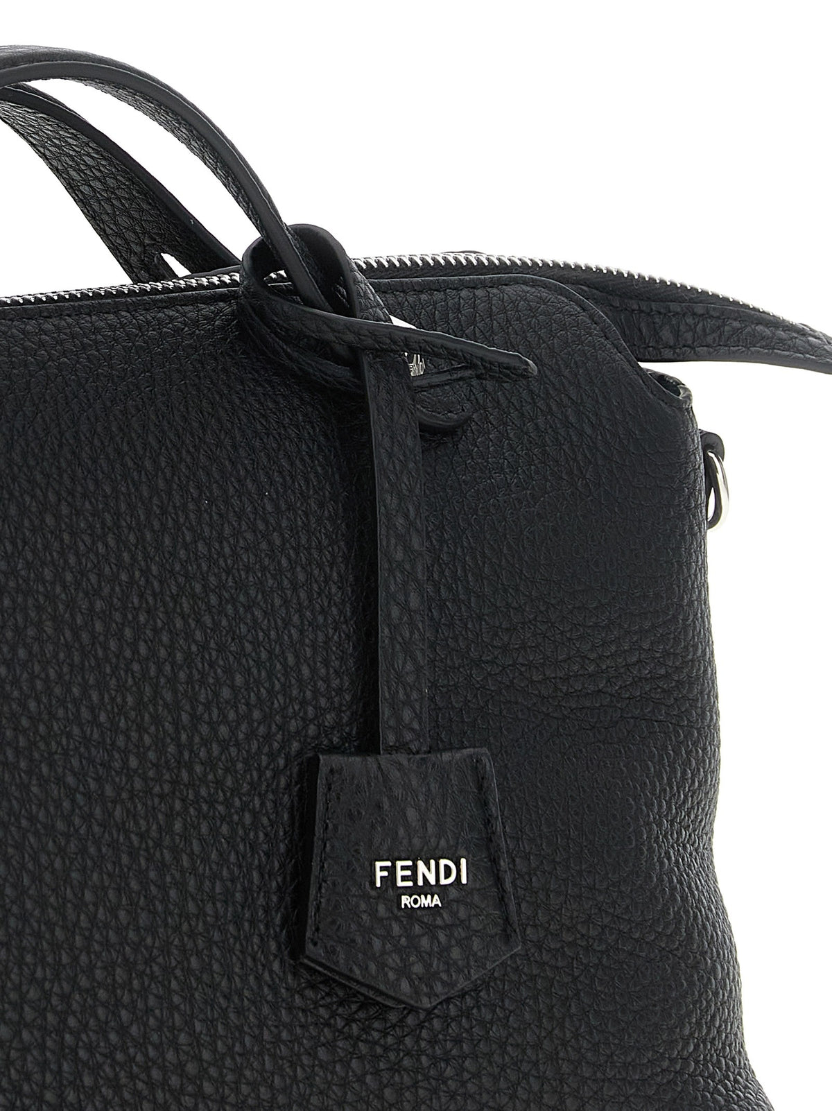 Fendi Women's By the Way Soft Boston Bag Black, view 3