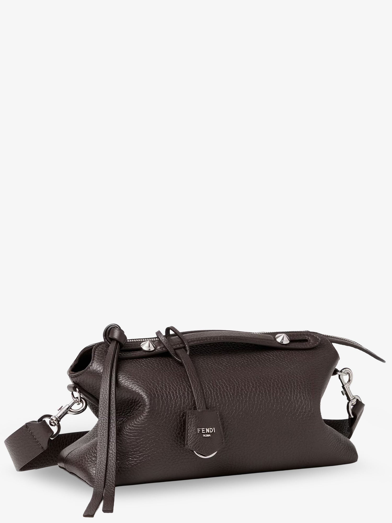 Fendi Women's By the Way Soft Medium Leather Handbag Black
