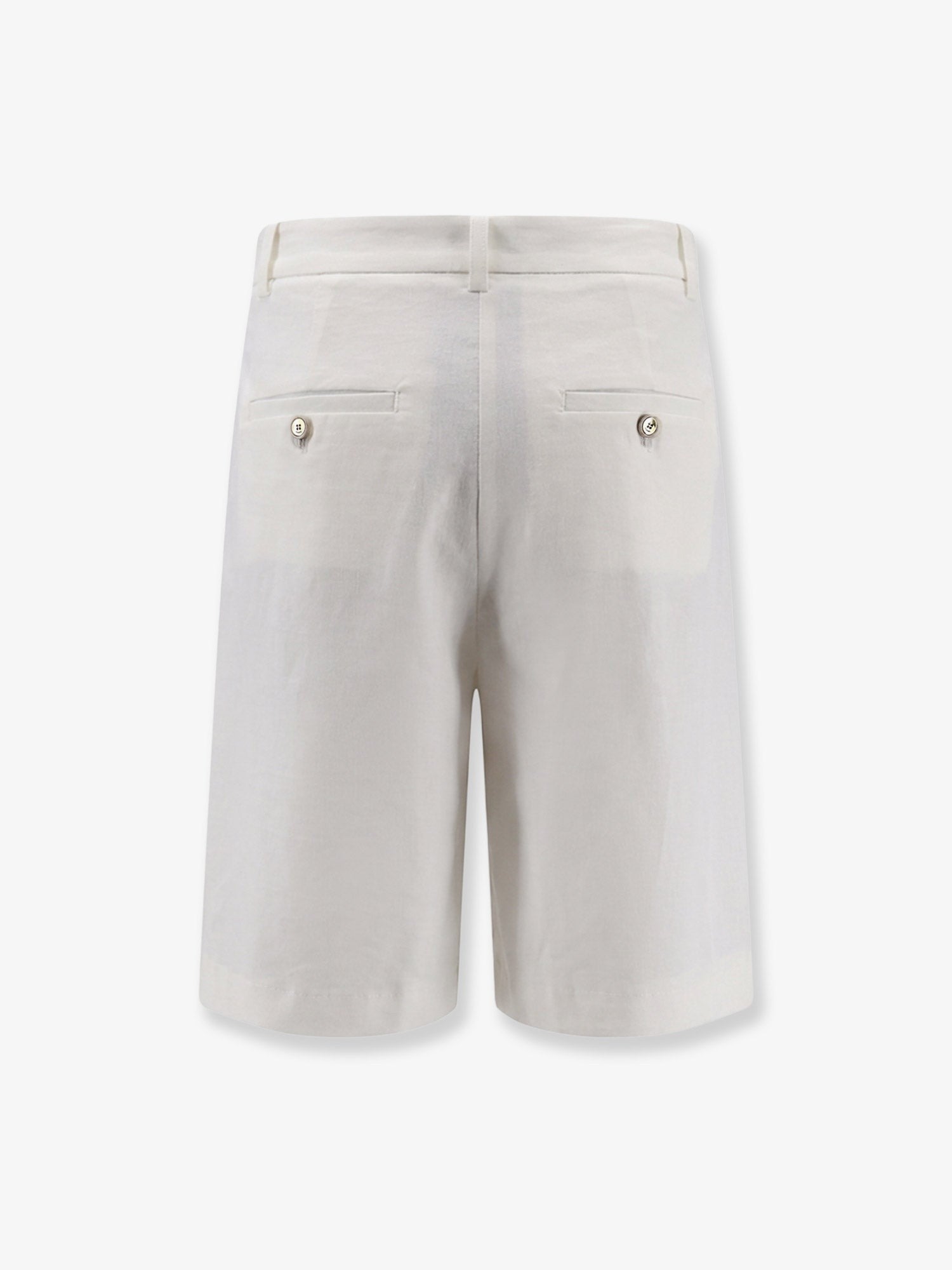 Pinko Women's Byrana Linen and Viscose Shorts White