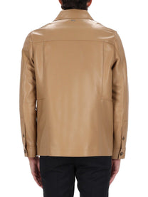 BOSS Men's Malid Jacket Beige, view 3