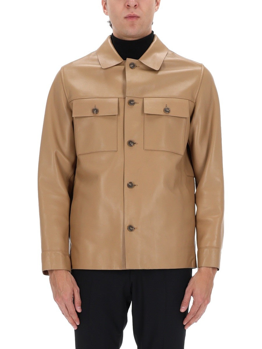 BOSS Men's Malid Jacket Beige