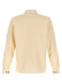 C.P. COMPANY - C.P. COMPANY - Ribbed velvet overshirt - Men’s Tops