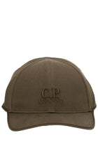C.P. Company Men's Gabardine Cotton Hat Green