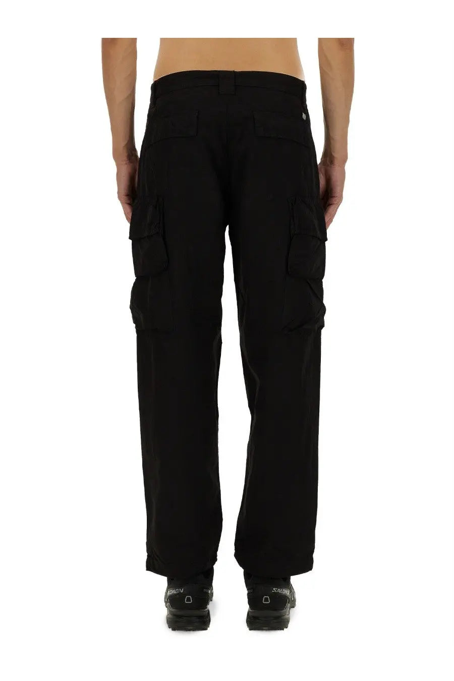 C.P. Company Men's Cargo Pants Black, view 4