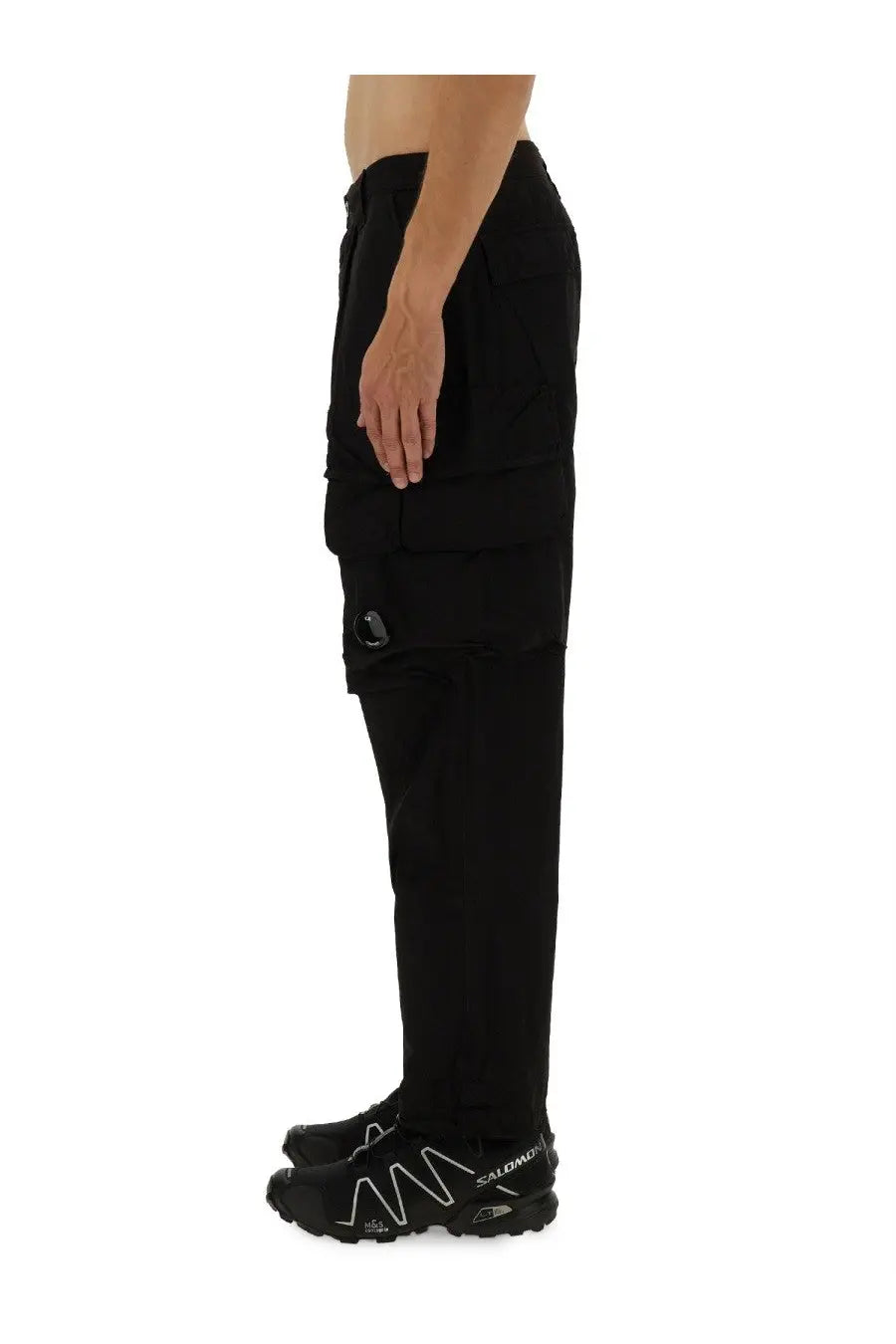 C.P. Company Men's Cargo Pants Black, view 3