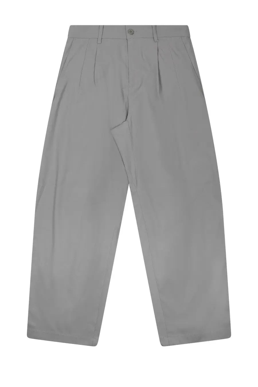 C.p. company men’s pantalone metropolis cargo grey pleated trousers with a clean minimalist design