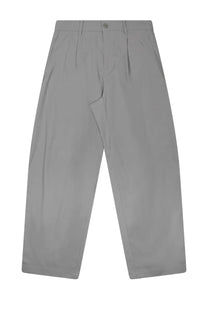 C.p. company men’s pantalone metropolis cargo grey pleated trousers with a clean minimalist design