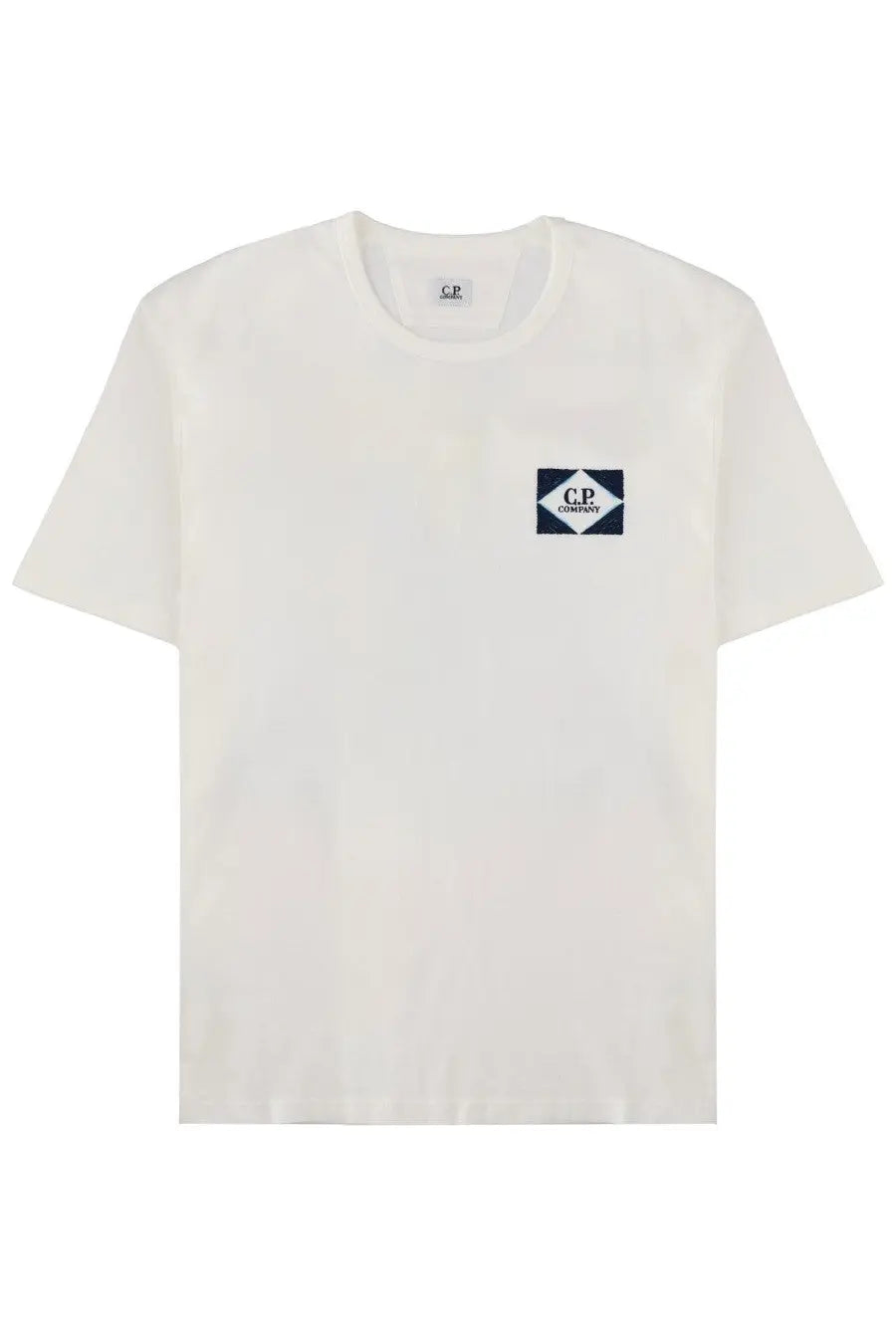 Off-white c.p. company men’s shirt in white featuring a classic fit and durable cotton fabric