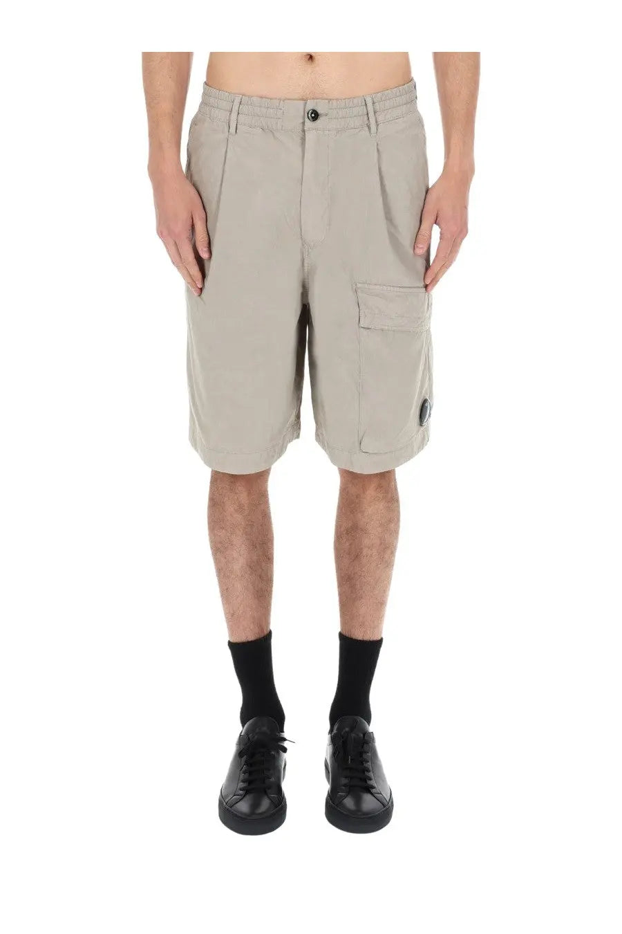 C.P. Company Men's Shorts Cargo with Patch Grey, view 5