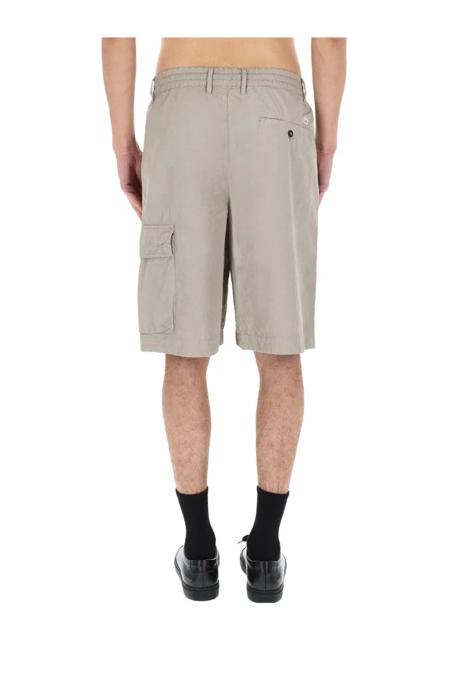 C.P. Company Men's Shorts Cargo with Patch Grey, view 4