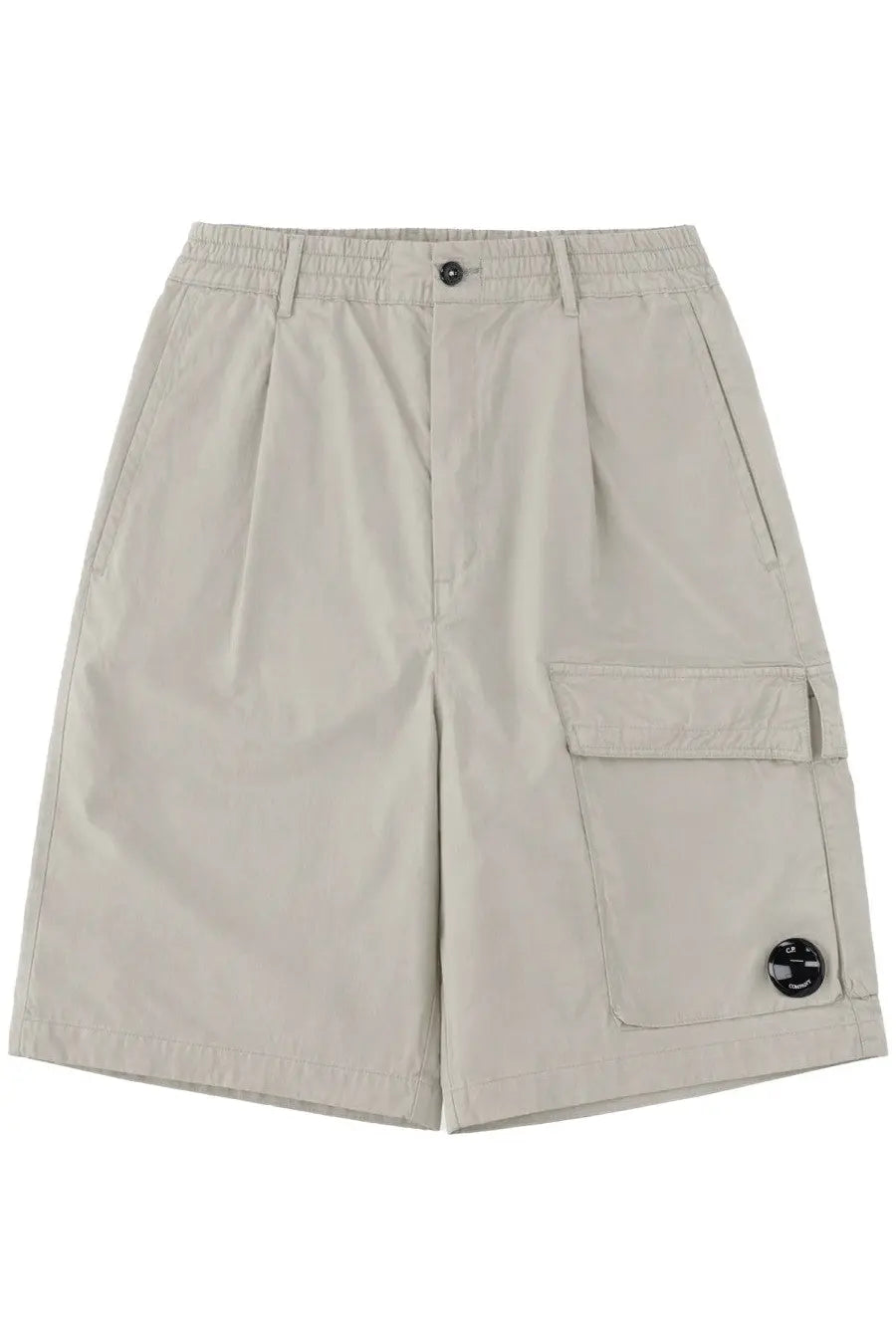 C.P. Company Men's Shorts Cargo with Patch Grey