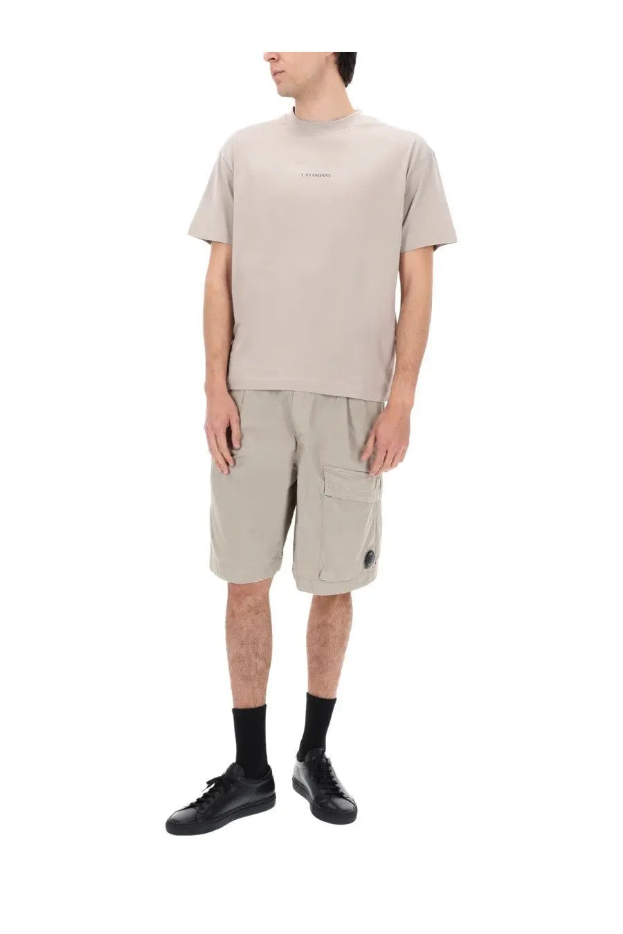 C.P. Company Men's Shorts Cargo with Patch Grey, view 2