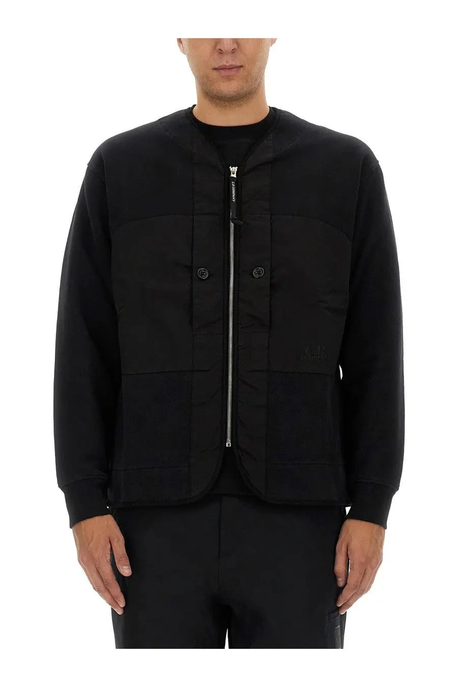 C.P. Company Men's Zip Sweatshirt Black