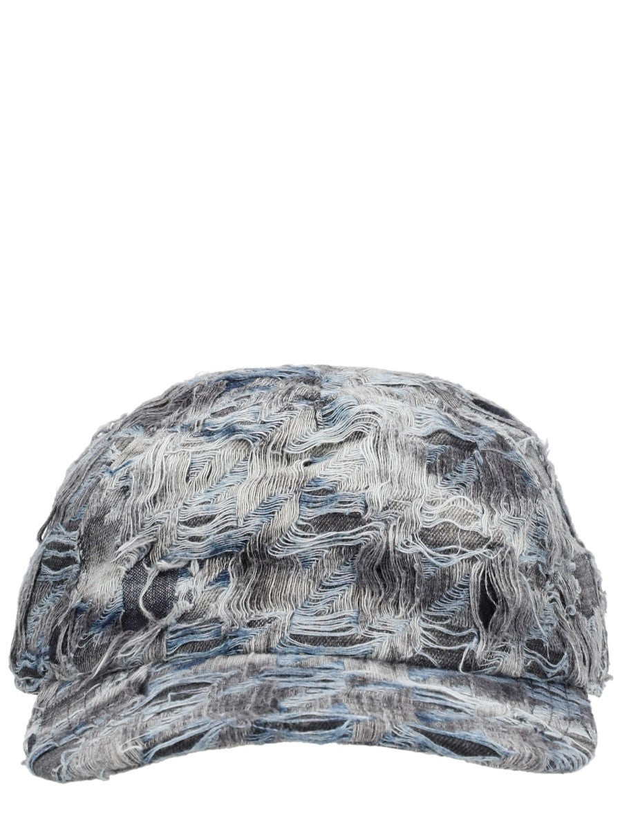 Diesel Men's Pied Baseball Cap Grey Diesel