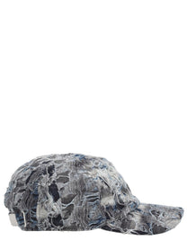 Diesel Men's Pied Baseball Cap Grey Diesel