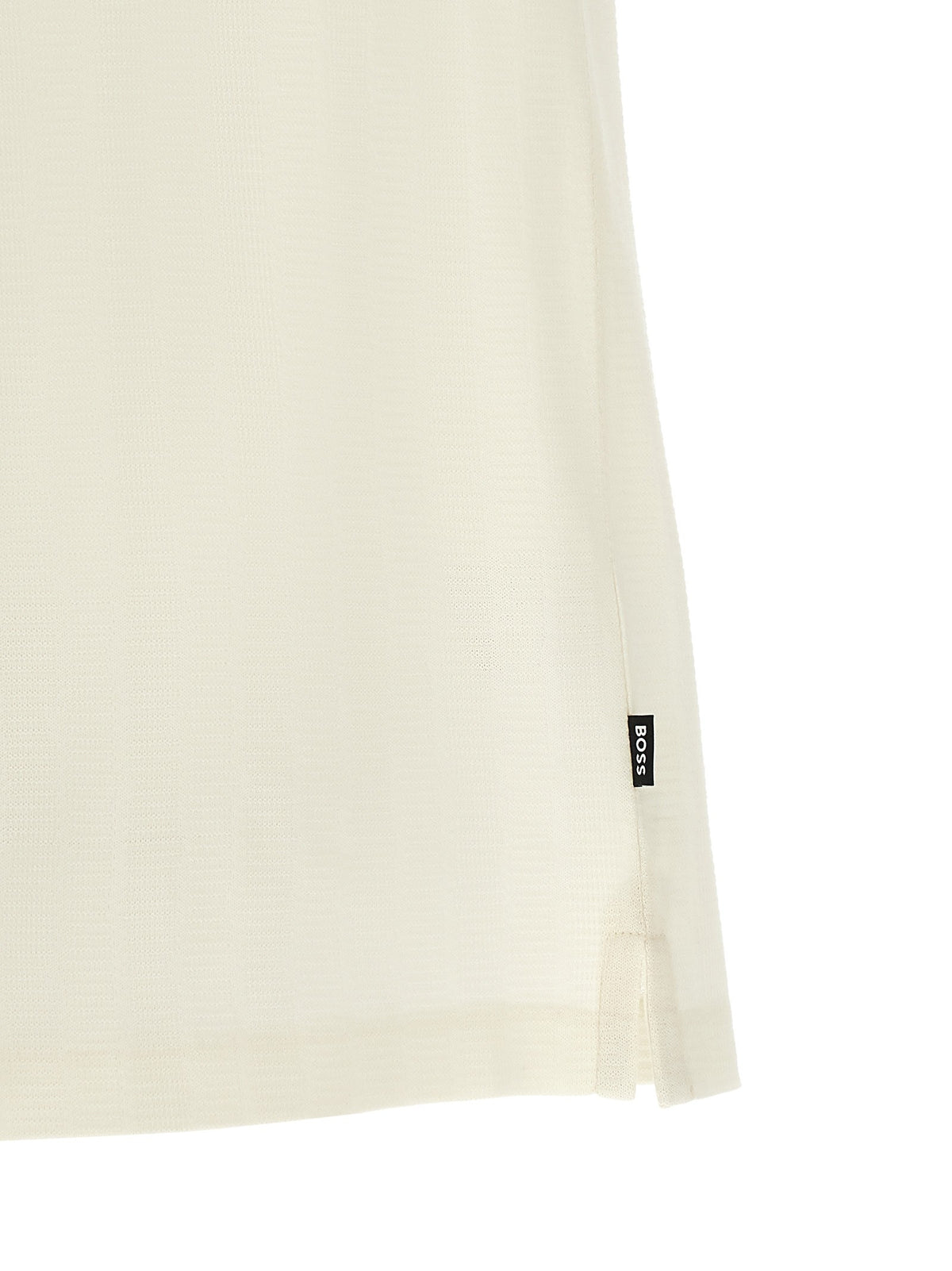 HUGO BOSS Ponti Polo Shirt White