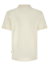 HUGO BOSS Ponti Polo Shirt White