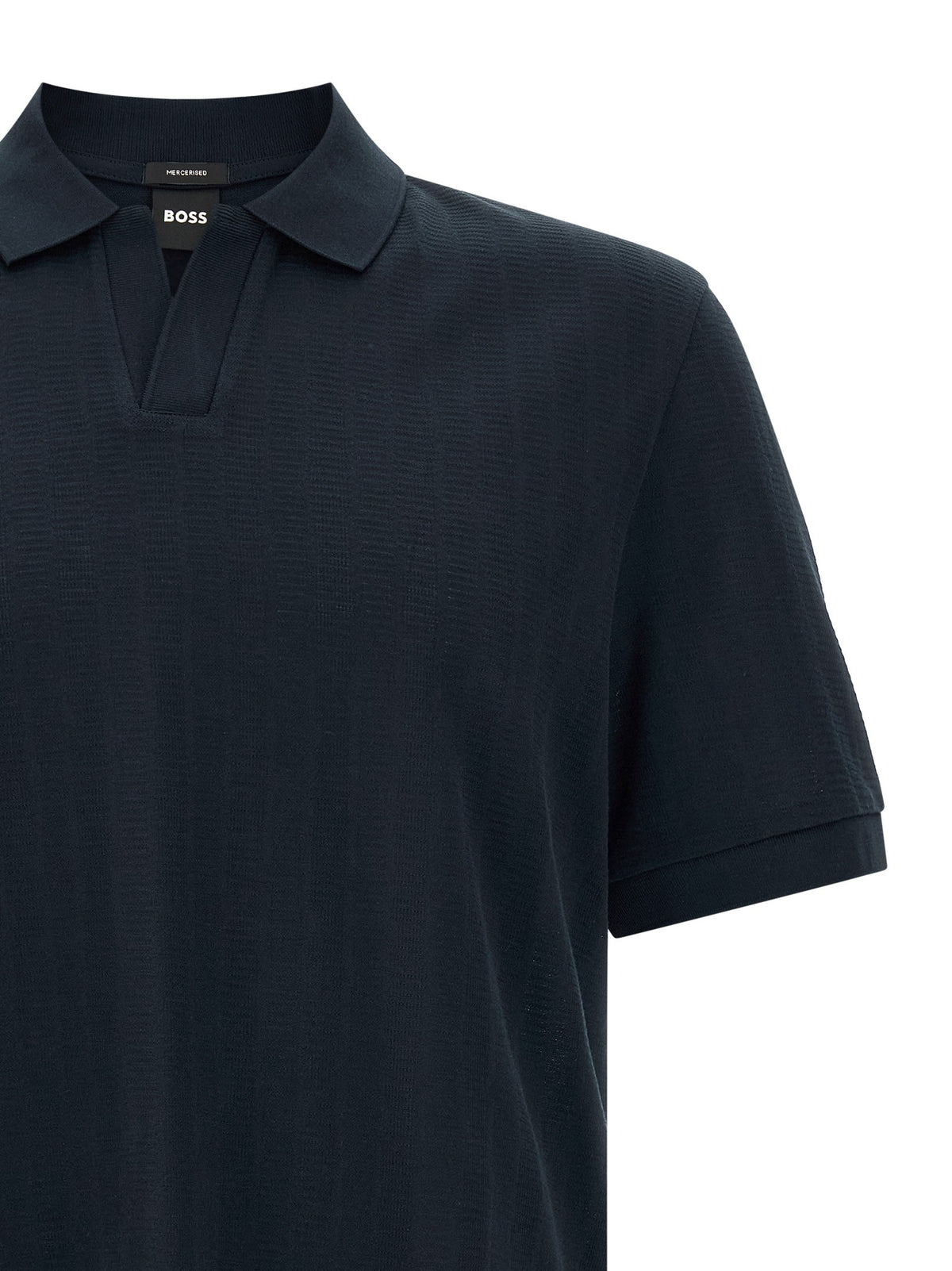 HUGO BOSS Ponti Polo Shirt Blue