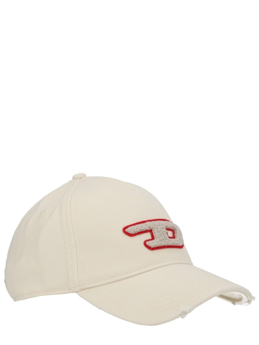 Diesel Men's Spon Baseball Cap White