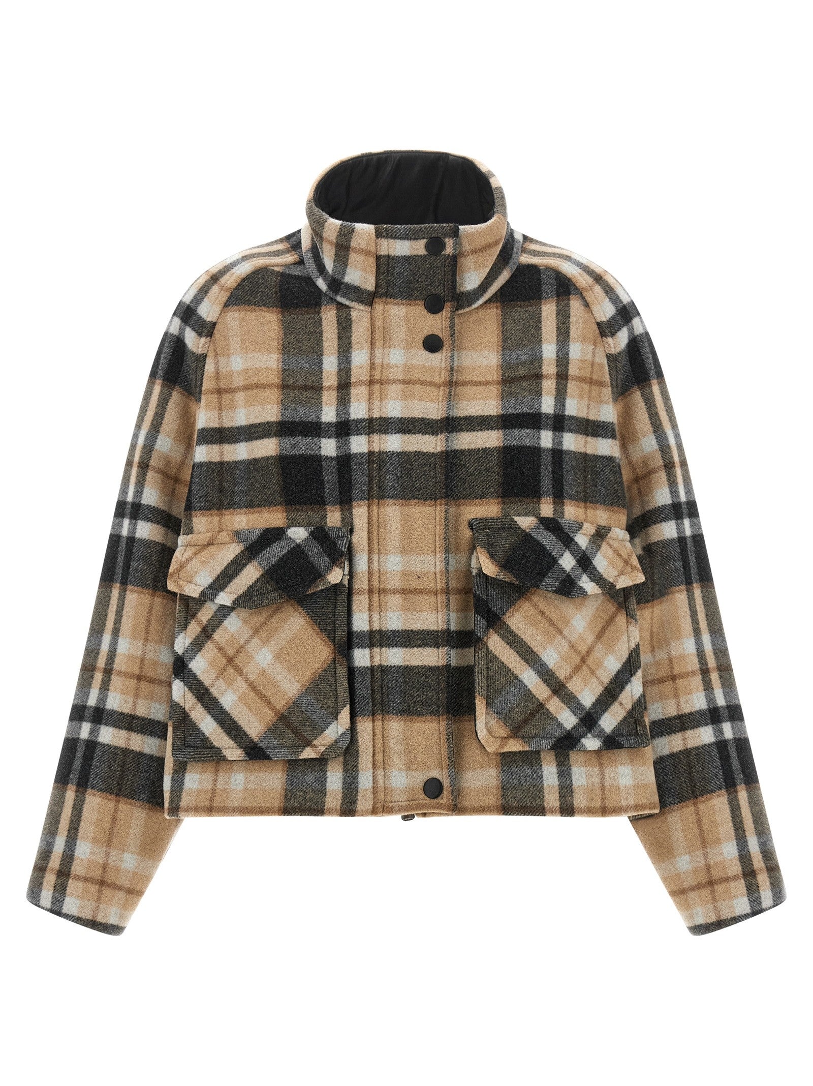 Pinko Caban Check Gold