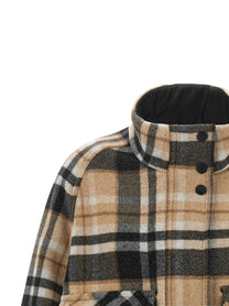 Pinko Caban Check Gold