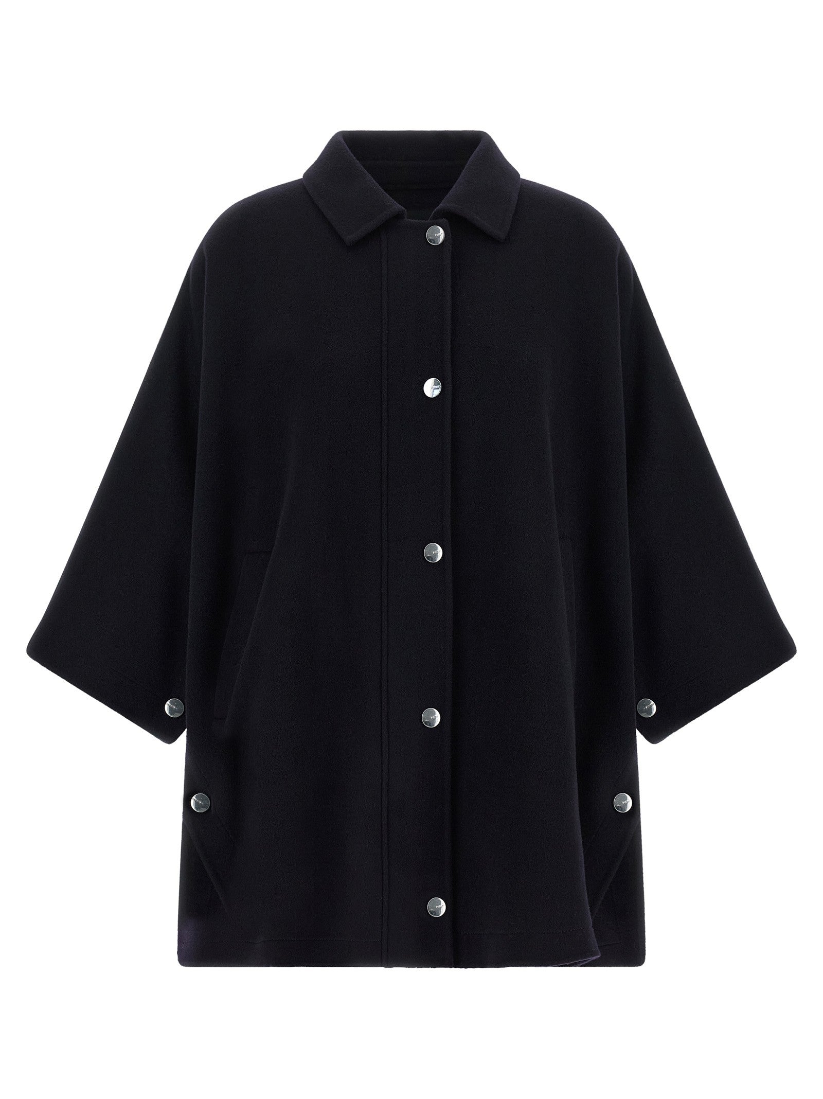 Pinko Caban Coat Blue