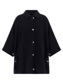 Pinko Caban Coat Blue