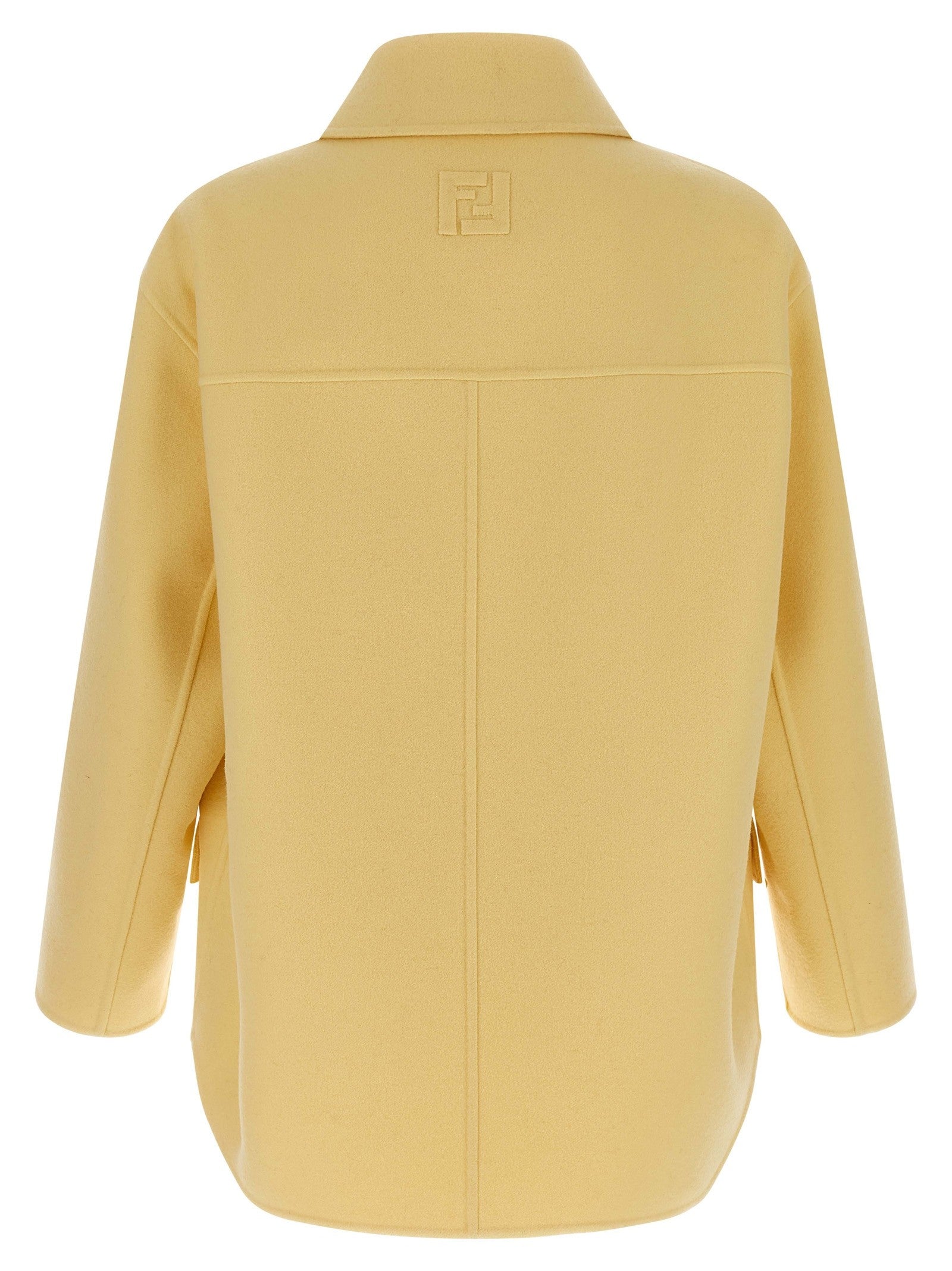Fendi Caban Coat Yellow