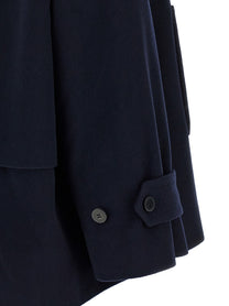 Alberto Biani Caban Coat Blue