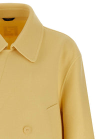 Fendi Caban Coat Yellow